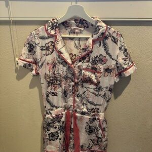 Floral Pajama romper from Victoria secret